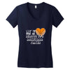 my heart basketball Women's V-Neck T-Shirt