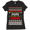 Santa Only Comes Once A Year Pop Is Always Here To Cheer Ladies Fitted T-Shirt