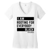 Rooting for Everybody Women's V-Neck T-Shirt