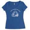 i have the body of a god funny buddha budda banter fat food Women's Triblend Scoop T-shirt