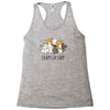 crazy cat lady Racerback Tank