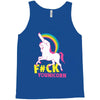 gay pride f#ck younicorn funny rude unicorn Tank Top