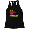 little boobed and tattoed Racerback Tank