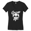 grow up Women's V-Neck T-Shirt