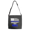 i don't kneel   patriotic stand for the flag, kneel for the dead Adjustable Strap Totes