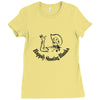 happily shooting blanks Ladies Fitted T-Shirt