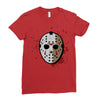 jason voorhees mask Ladies Fitted T-Shirt