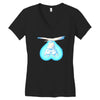 batty for you Women's V-Neck T-Shirt