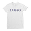 Moon Phases Ladies Fitted T-Shirt