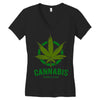 cannabis for medical use only Women's V-Neck T-Shirt