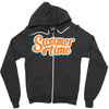 summer time Zipper Hoodie