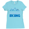 i'd rather be skiing Ladies Fitted T-Shirt