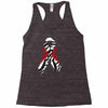 carcinoid cancer ribbon and rose Racerback Tank