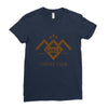 coffee club Ladies Fitted T-Shirt