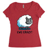 ewe crazy Women's Triblend Scoop T-shirt