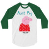peppa pig aunt pig 3/4 Sleeve Shirt