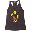 fractal comic book guy Racerback Tank