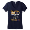 I'm A Nice Biker Grandpa So If I'm An Asshole To You You Need To Ask Y Women's V-Neck T-Shirt