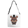 nightmare fred Adjustable Strap Totes