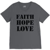faith hope love V-Neck Tee