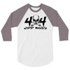 4x4 big skull head  off road 3/4 Sleeve Shirt