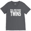 real men make twins (2) V-Neck Tee