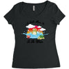 a turtle made it to the water Women's Triblend Scoop T-shirt