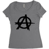 A logo Women's Triblend Scoop T-shirt