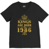kings are born in 1986 V-Neck Tee