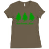 run forest run Ladies Fitted T-Shirt