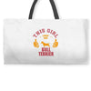 This Girl Loves Her Bull Terrier Weekender Totes