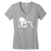 original banksy police searching drug Women's V-Neck T-Shirt