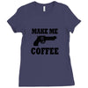 make me coffee Ladies Fitted T-Shirt