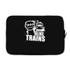 i like trains Laptop sleeve