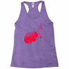 joint smoking brain Racerback Tank