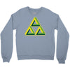 triforce illusion zelda Crewneck Sweatshirt