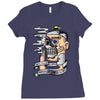 you burn yourself Ladies Fitted T-Shirt