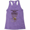 realize it's hump day Racerback Tank