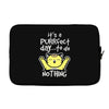 purrfect day Laptop sleeve