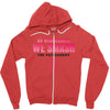 On Wednesdays We Smash The Patriarchy Zipper Hoodie