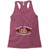 October Peeking Out Baby Girl Racerback Tank