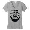 mens grandads bearded Women's V-Neck T-Shirt