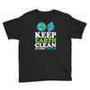 keep earth clean it's not uranus kawaii planets Youth Tee