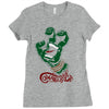 screaming mutant hand Ladies Fitted T-Shirt