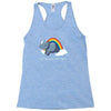 real unicorns have curves Racerback Tank
