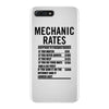 mechanic labour rates iPhone 7 Plus Case