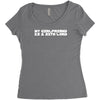 my girlfriend is a sith lord Women's Triblend Scoop T-shirt