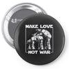 make love not war at at Pin-back button