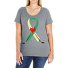 Humboldt Ribbon Ladies Curvy T-Shirt