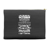 I Am An October Women Accessory Pouches